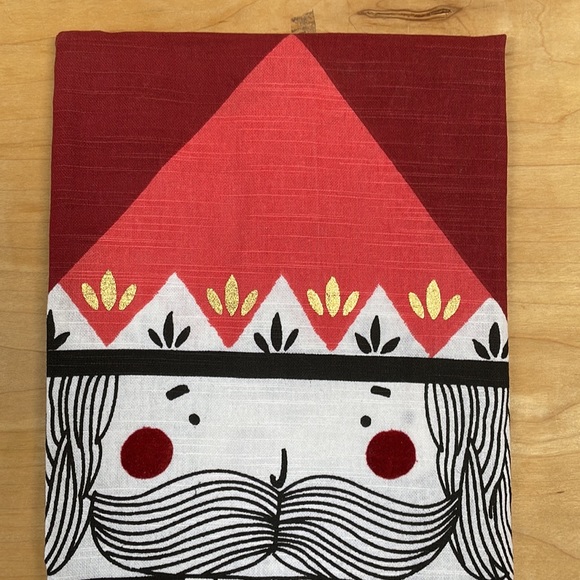 Anthropologie Kitchen Anthropologie Krafty K Design Friendly Face Dish Towel Nutcracker Tea